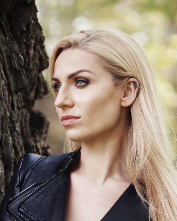 Silver Ear Cuff "Fairy Tale" - Image 2