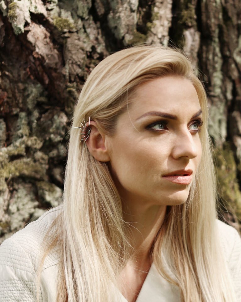 "Fairy Tale" Ear Cuff in Silver - Image 2
