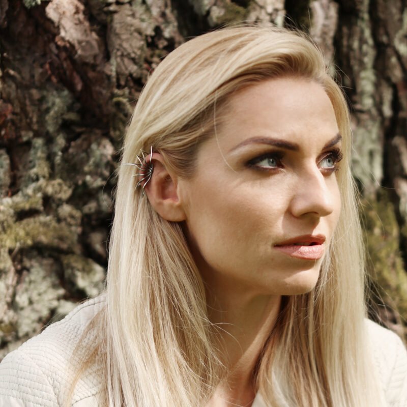 "Fairy Tale" Ear Cuff in Silver - Image 2