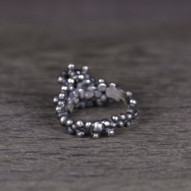 Silver Ring "Colony" with Tourmaline - Image 3