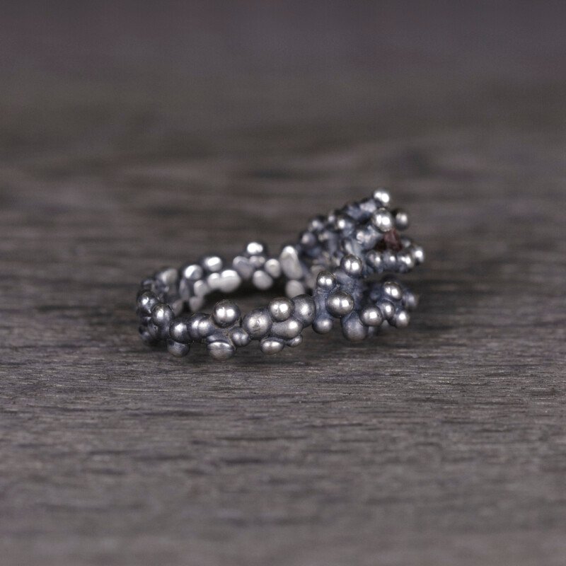 Silver Ring "Colony" with Tourmaline - Image 4