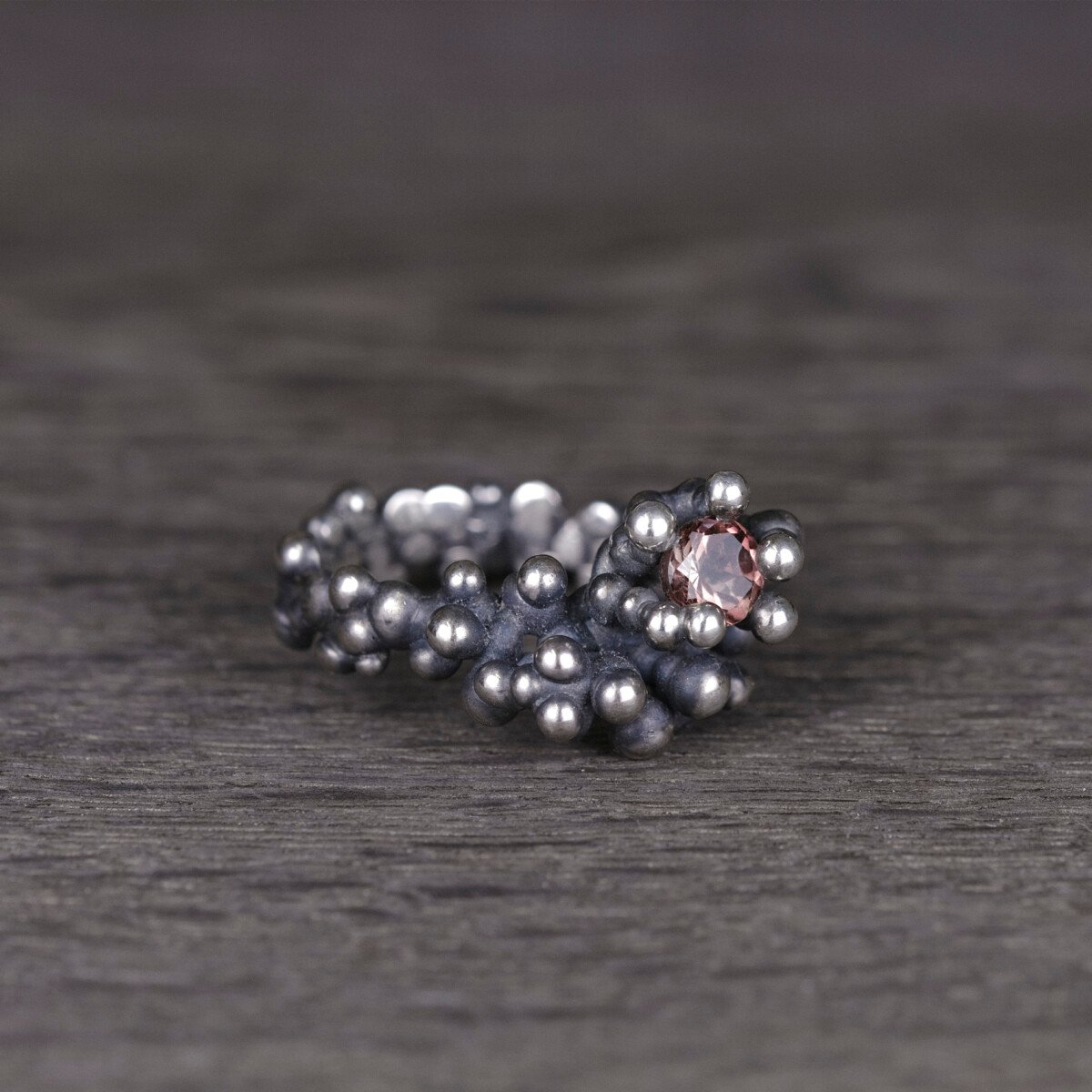 Silver Ring "Colony" with Tourmaline - Image 5