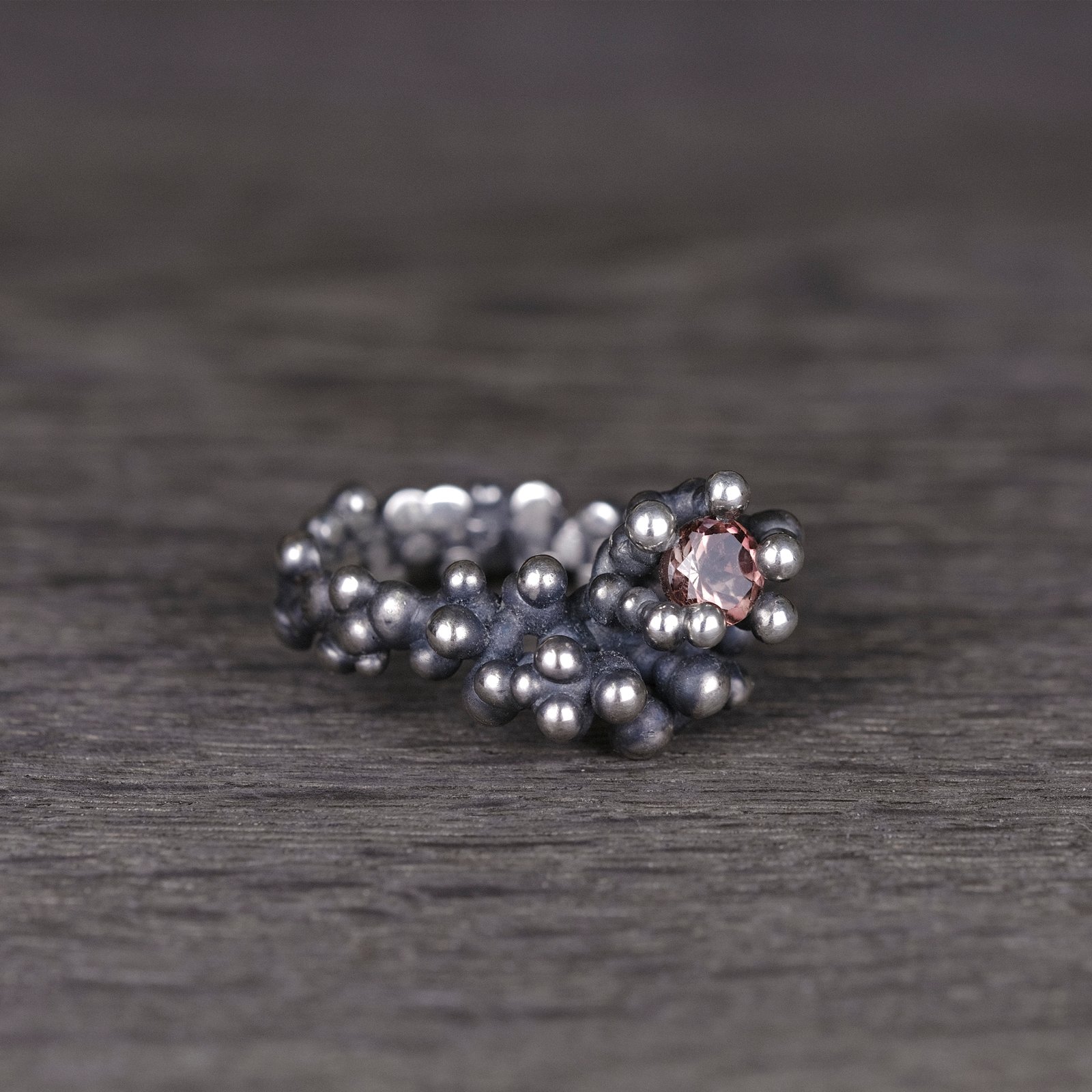 Silver Ring "Colony" with Tourmaline - Image 5