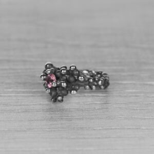 "Colony" silver ring with tourmaline - Image 7