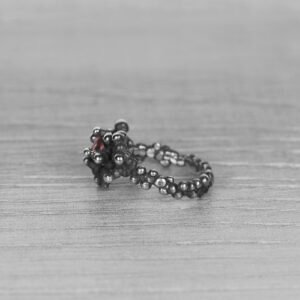 "Colony" silver ring with tourmaline - Image 6