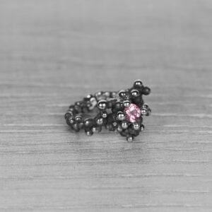 "Colony" silver ring with tourmaline - Image 3