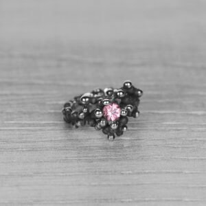 "Colony" silver ring with tourmaline - Image 2