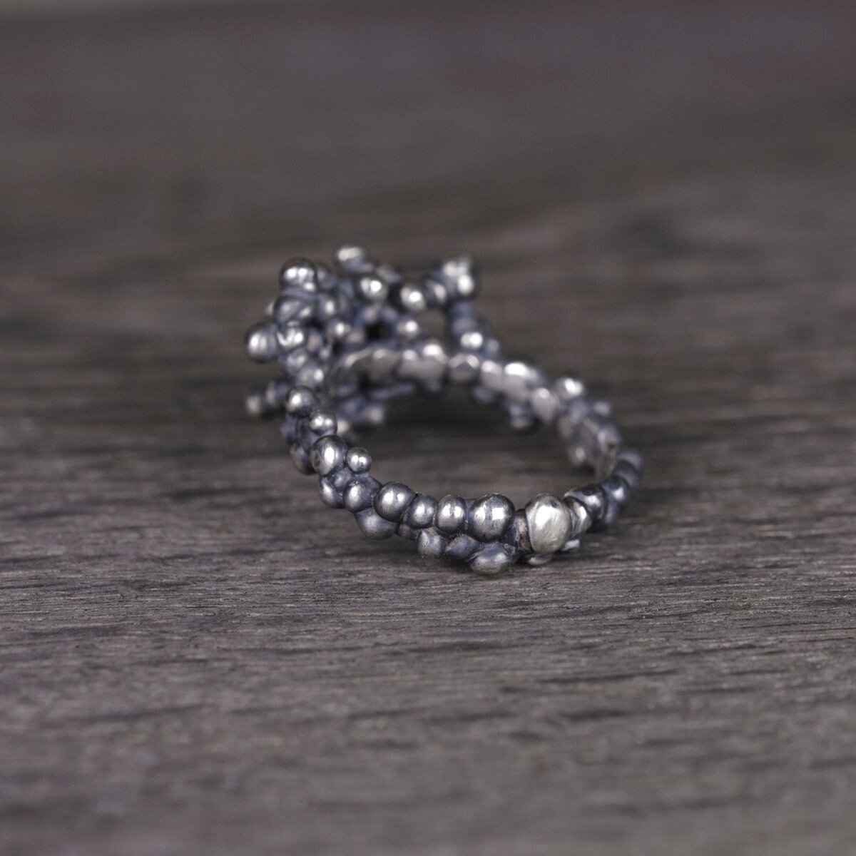 Silver Ring "Colony" with Tourmaline - Image 3