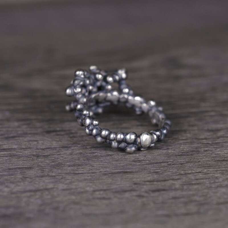 Silver Ring "Colony" with Tourmaline - Image 3