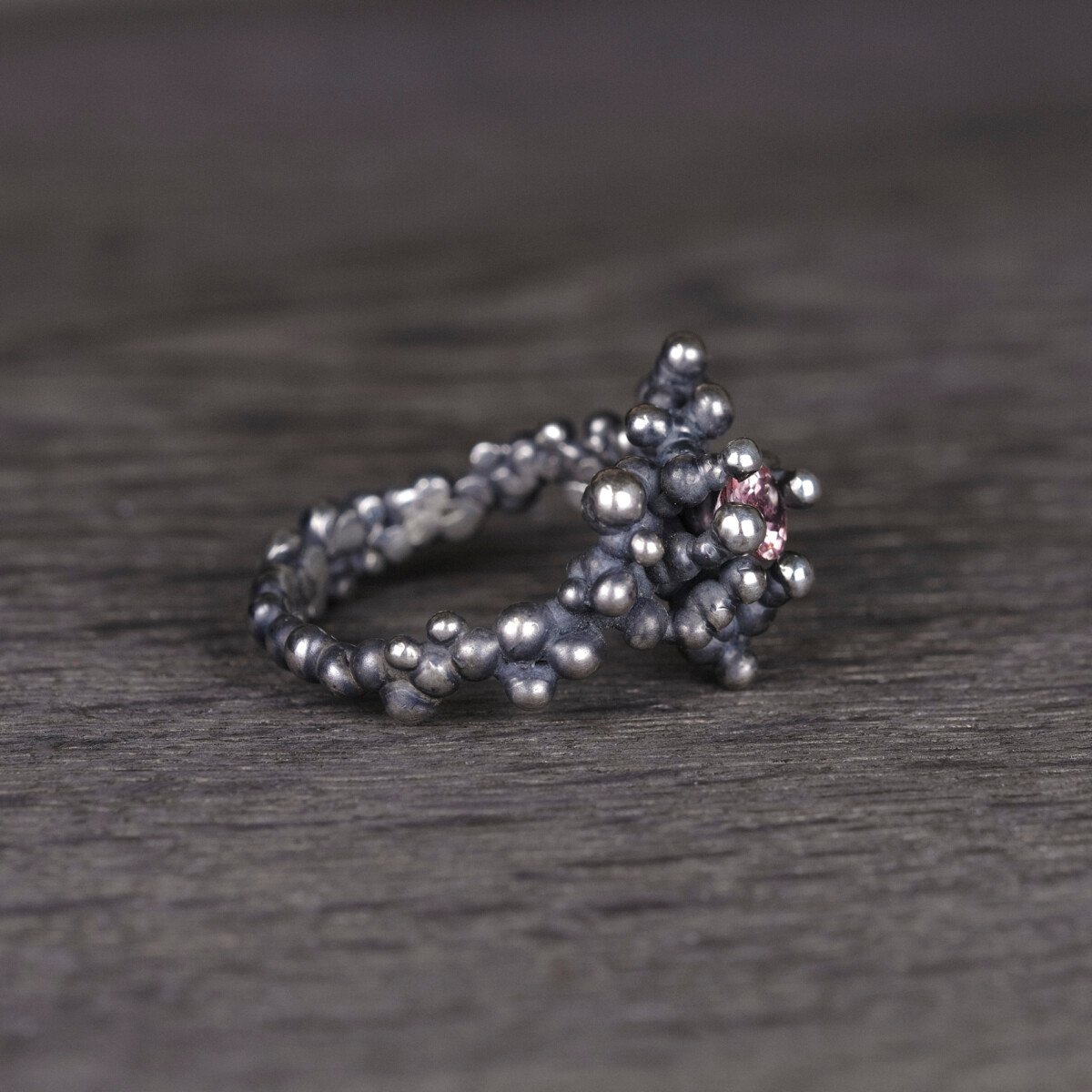 Silver Ring "Colony" with Tourmaline - Image 4