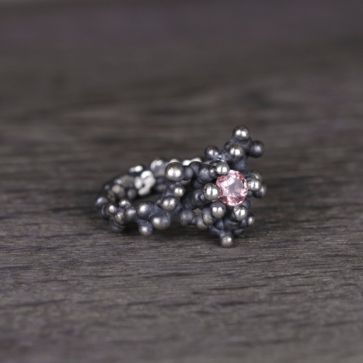 Silver Ring "Colony" with Tourmaline - Image 5