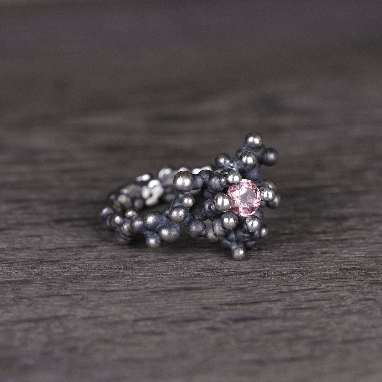 Silver Ring "Colony" with Tourmaline - Image 5