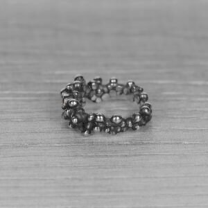 "Colony" silver ring with yellow sapphire - Image 4