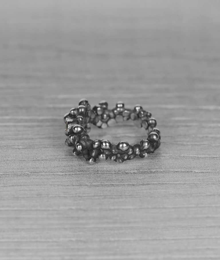 "Colony" silver ring with yellow sapphire - Image 4