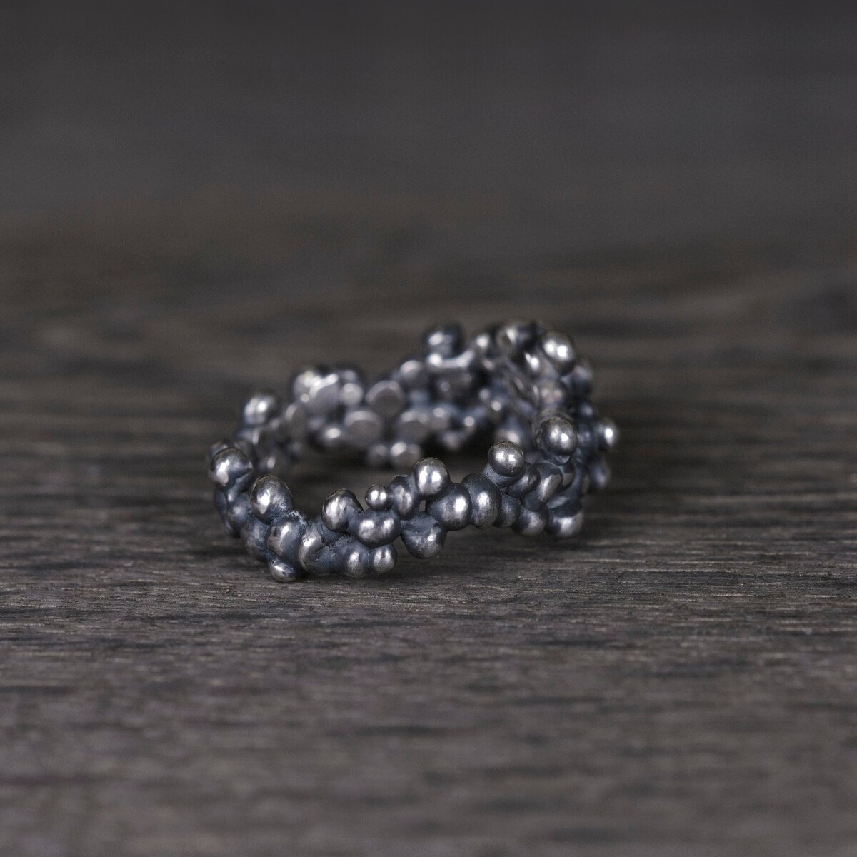 Silver Ring "Colony" with Yellow Sapphire - Image 4