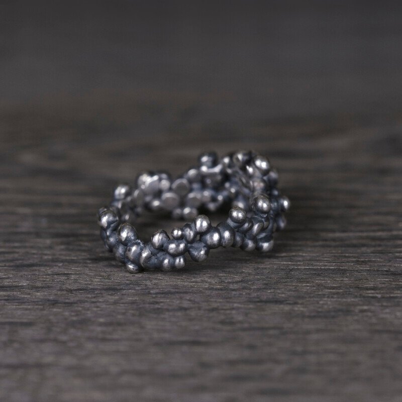 Silver Ring "Colony" with Yellow Sapphire - Image 4